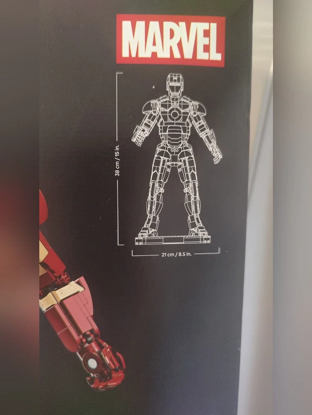 Lego 76344 Iron Man Mark 3 Collectors' Edition New Box Opened Marvel Infinity